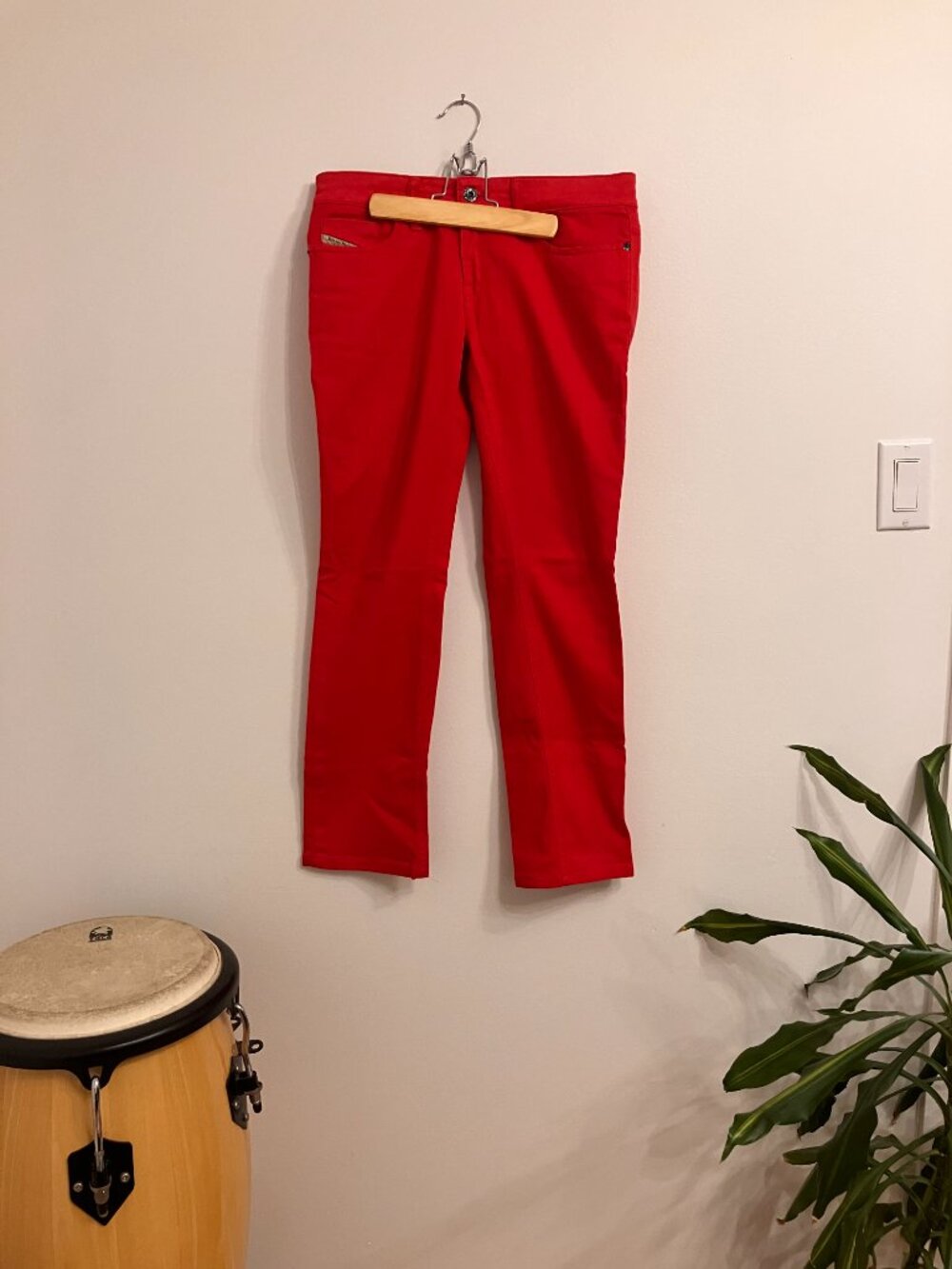 Diesel | Liv Slim Red Jeans |  Denim Division |  LAV 0081P – W28